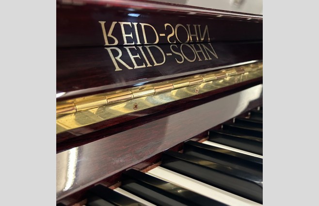Reid Sohn Polished Wine Red Mahogany SU110F Upright Piano, Used - All Inclusive Premium Package (SN:634227) - Image 6